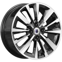 Диск литой КиК Эрман 16x6.5J/4x98 D58.5 ET35 алмаз черный