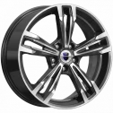 Диск литой КиК Каррера Лайт (KC935) 18x7.0J/5x110 D65.1 ET38 Алмаз черный