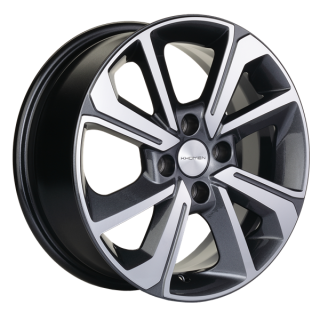 Диск литой Khomen Wheels 1501 15x6.0J/4x98 D58.6 ET36 Gray-FP