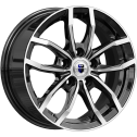 Диск литой КиК Фрост 16x6.5J/5x100 D57.1 ET38 алмаз чёрный