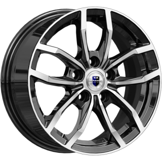 Диск литой КиК Фрост 16x6.5J/5x100 D57.1 ET38 алмаз чёрный