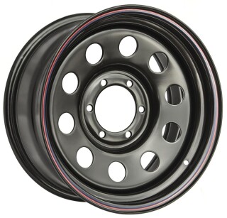 Диск штамп. Off-Road Wheels Toyota/Nissan 17x8.0J/6x139.7 D110 ET20 Черный