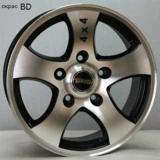 Диск литой Азов-Tech Tech Line 641 16x7.0J/5x130 D84.1 ET35 BD