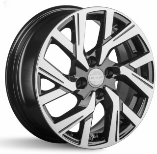 Диск литой КиК KC1030 15x6.0J/4x98 D58.5 ET35 алмаз черный