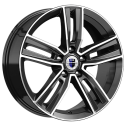Диск литой КиК Танаис 18x7.0J/5x115 D70.1 ET44 алмаз чёрный