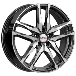Диск литой iFree Бомбей 18x6.5J/5x108 D60.1 ET33 блэк джек