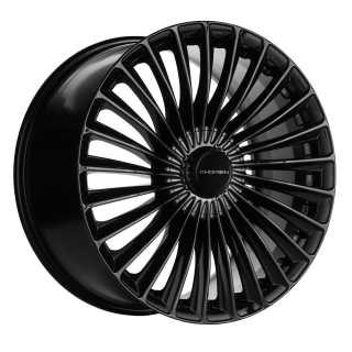 Диск литой Khomen Wheels KHW2008 (Turbo II S-class) 20x8.5J/5x112 D66.6 ET38 Black
