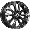 Диск литой КиК Морейн 17x6.5J/5x105 D56.6 ET38 кварц