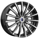 Диск литой КиК Акцент 17x7.0J/4x100 D60.1 ET43 алмаз черный