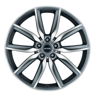 Диск литой MAK Allianz 19x9.5J/5x112 D66.6 ET39 Gunmetal Mirror Face1