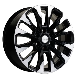 Диск литой Khomen Wheels KHW2010 (Navara) 20x8.0J/6x114.3 D66.1 ET45 Black-FP