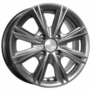 Диск литой КиК Аттика блэк платинум 15x6.0J/4x100 D67.1 ET45