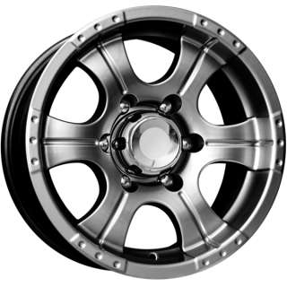 Диск литой КиК Байконур 16x8.0J/6x139.7 D108.6 ET0 дарк платинум