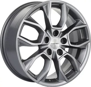 Диск литой Khomen Wheels KHW1713 (Geely Atlas Pro) 17x7.0J/5x114.3 D60.1 ET45 Gray