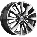 Диск литой КиК Эрман 16x6.5J/4x98 D58.6 ET35 алмаз чёрный