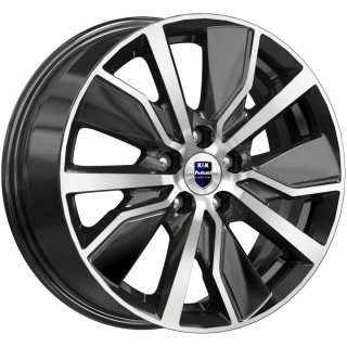 Диск литой КиК Гамбит (KC961) 16x6.5J/5x105 D56.6 ET38 алмаз черный