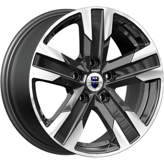 Диск литой КиК Висмут 16x7.0J/5x114.3 D67.1 ET40 алмаз чёрный