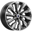 Диск литой КиК Галего (КС1039) 19x7.5J/5x112 D66.6 ET34 алмаз чёрный для BMW X4