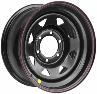 Диск штамп. Off-Road Wheels Toyota/Nissan 16x7.0J/6x139.7 D110 ET0 Черный