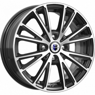 Диск литой КиК Меандр 15x6.0J/4x98 D58.5 ET35 алмаз_черный_sk