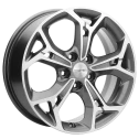 Диск литой Khomen Wheels KHW1702 (Tiguan) 17x7.0J/5x112 D57.1 ET40 Gray-FP