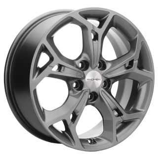 Диск литой Khomen Wheels KHW1702 (Tiguan) 17x7.0J/5x112 D57.1 ET40 Gray