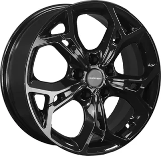 Диск литой Khomen Wheels KHW1702 (Changan CS35/CS35 Pro) 17x7.0J/5x110 D63.3 ET46 Black