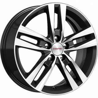 Диск литой КиК Rassvet 16x6.5J/5x114.3 D66.1 ET40 алмаз чёрный