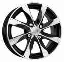 Диск литой КиК Джемини 14x5.5J/4x100 D56.1 ET45 алмаз черный