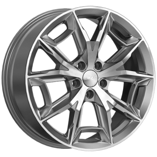 Диск литой СКАД Паркер 19x7.5J/5x114.3 D67.1 ET38 Алмаз графит