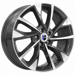Диск литой КиК Роквуд 17x7.0J/5x110 D63.3 ET48.5 алмаз чёрный