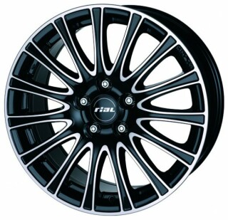 Диск литой Rial Ravenna 18x8.0J/5x112 D70.1 ET50 Diamant black front polished