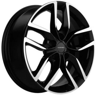 Диск литой Khomen Wheels KHW1708 (Haval F7x) 17x6.5J/5x114.3 D64.1 ET40 Black-FP