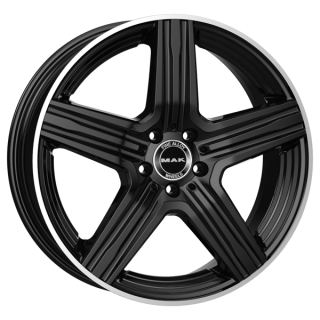 Диск литой MAK Lewis 18x8.0J/5x112 D66.6 ET33 Gloss Black Mirror Ring