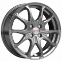 Диск литой КиК Brent (KC733) 16x6.0J/4x100 D67.1 ET50 дарк платинум