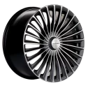 Диск литой Khomen Wheels KHW2008 (S-class Rear) 20x9.5J/5x112 D66.6 ET38 Gray-FP Matt