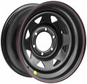 Диск штамп. Off-Road Wheels Toyota/Nissan 17x8.0J/6x139.7 D110 ET0 Черный