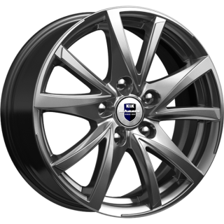 Диск литой КиК Игуана 16x6.5J/5x114.3 D67.1 ET43 Dark platinum