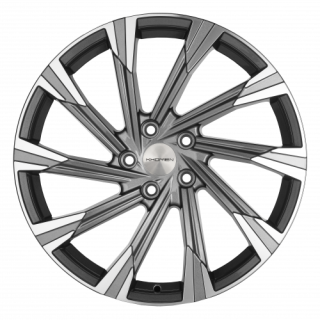 Диск литой Khomen Wheels KHW1901 (Kia Sportage) 19x7.5J/5x114.3 D67.1 ET50,5 Gray-FP