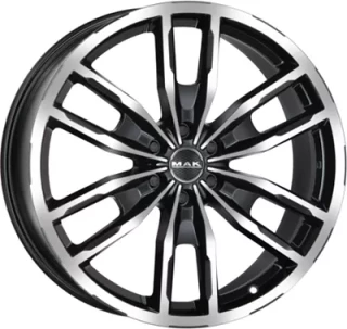 Диск литой MAK Peak 20x9.0J/6x139.7 D106.1 ET20 Black mirror