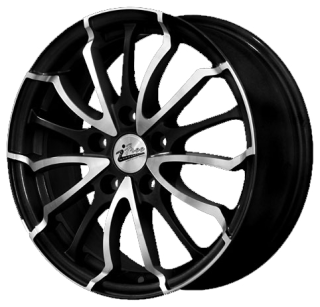 Диск литой iFree Фриман блэк джек 17x7.0J/5x114.3 D66.1 ET38
