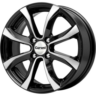 Диск литой Carwel Омикрон 15x6.0J/4x114.3 D67.1 ET40 Almaz black