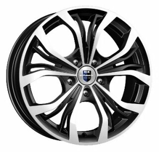 Диск литой КиК Аламида 16x6.5J/5x114.3 D67.1 ET43 алмаз чёрный