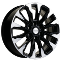 Диск литой Khomen Wheels 2010 20x8.0J/6x139.7 D95.1 ET60 Black-FP