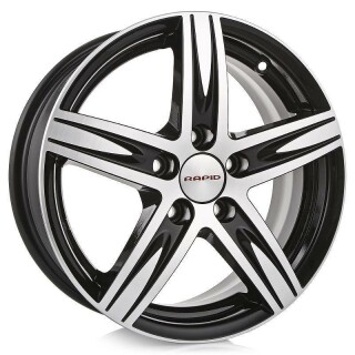 Диск литой КиК Андорра 18x7.5J/5x114.3 D66.1 ET47 алмаз черный