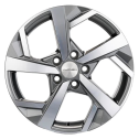 Диск литой Khomen Wheels 1712 17x7.0J/5x114.3 D60.1 ET39 Gray-FP