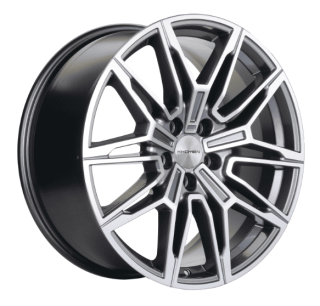 Диск литой Khomen Wheels 1904 19x8.5J/5x112 D66.6 ET38 Gray-FP
