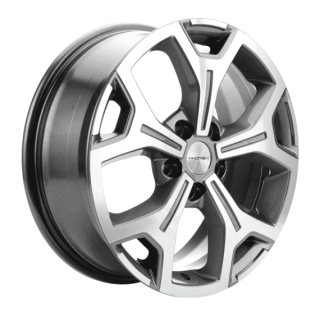 Диск литой Khomen Wheels 1710 17x6.5J/5x114.3 D66.1 ET50 Gray-FP