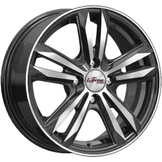 Диск литой iFree Маскот 15x6.0J/4x98 D58.5 ET35 блэк джек