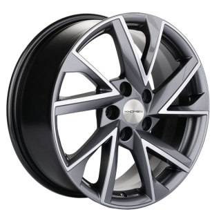 Диск литой Khomen Wheels 1714 17x7.0J/5x114.3 D66.1 ET45 Gray-FP